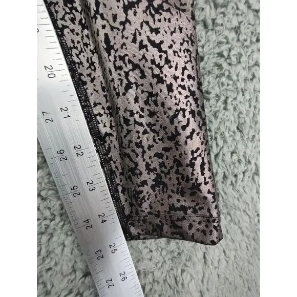 Beyond Yoga‎ Alloy Ombre Size S High Waist Leggings in Black/Gunmetal Speckle - Picture 4 of 7